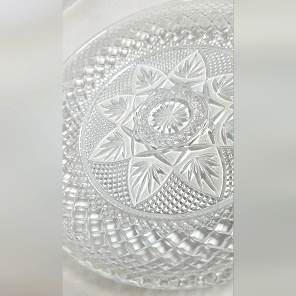 CRISTAL D'ARQUES/DURAND Clear 8 inch plates, set of 12 - Picture 3 of 5